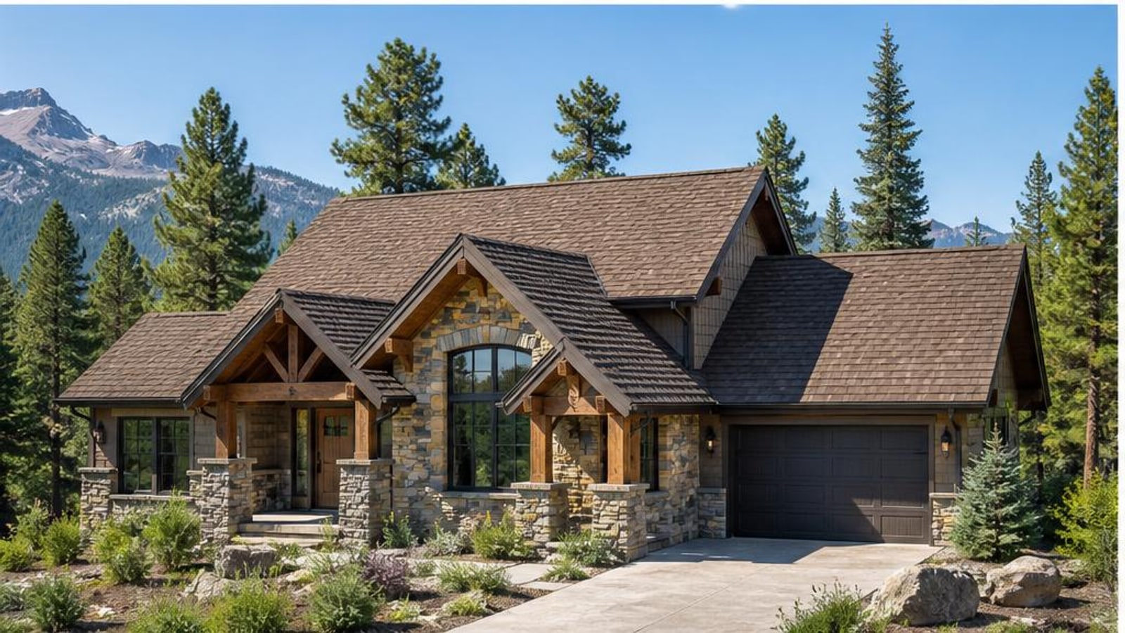 Residential home with new roof and siding